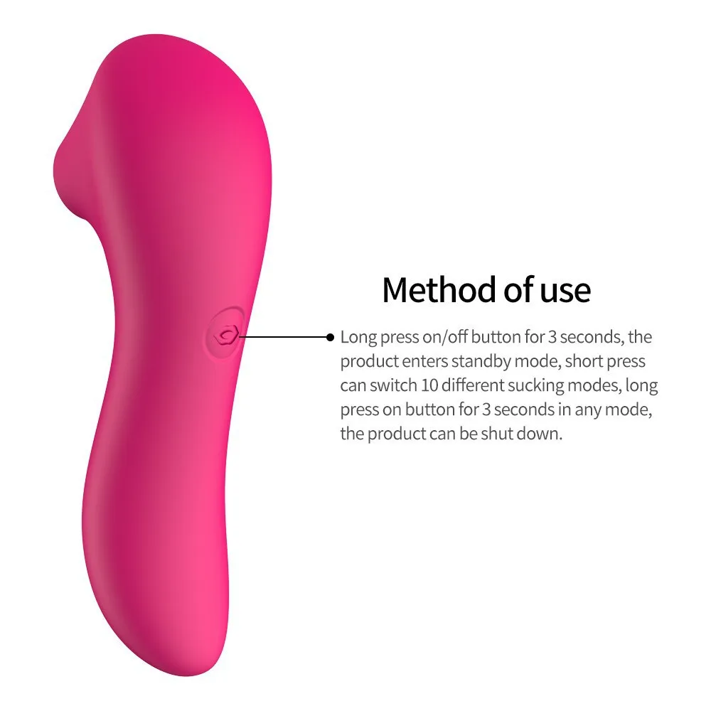 Women's Clit Sucker Vibrator Oral Licking Masturbator - Clitoris & Nipple Vacuum Sucking Vibrating Sex Toy for Female Pleasure