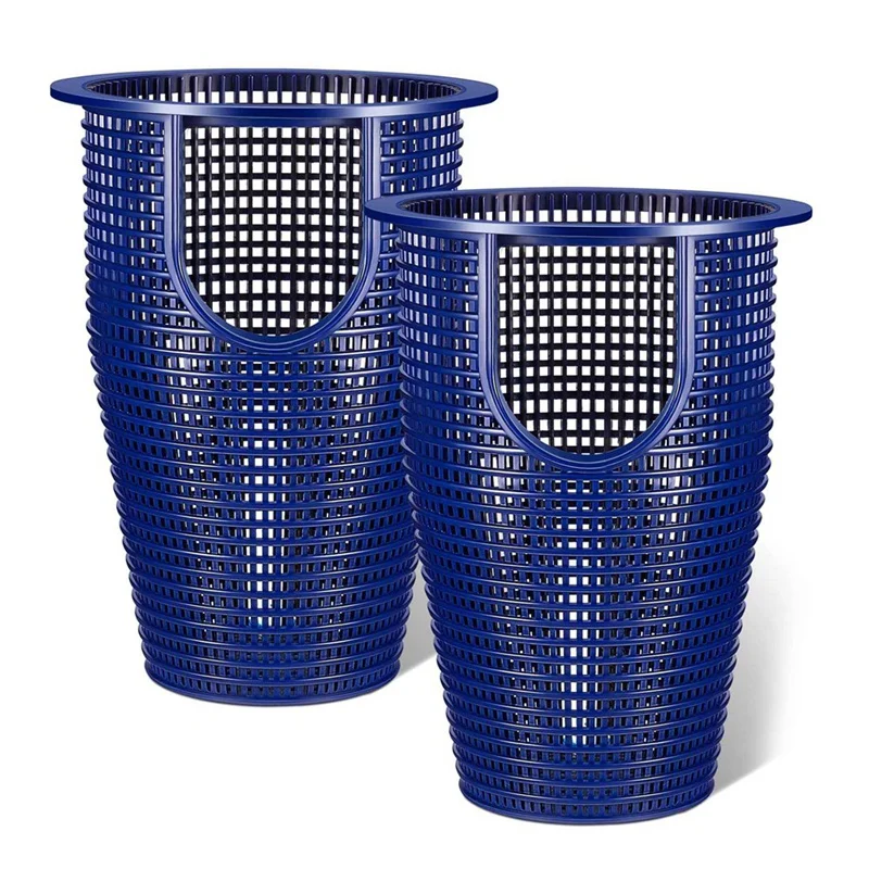 

2 Pcs Pool Pump Strainer Basket Heavy Duty Filter Basket Pool Skimmer Basket For 070387,91110040,310-3210