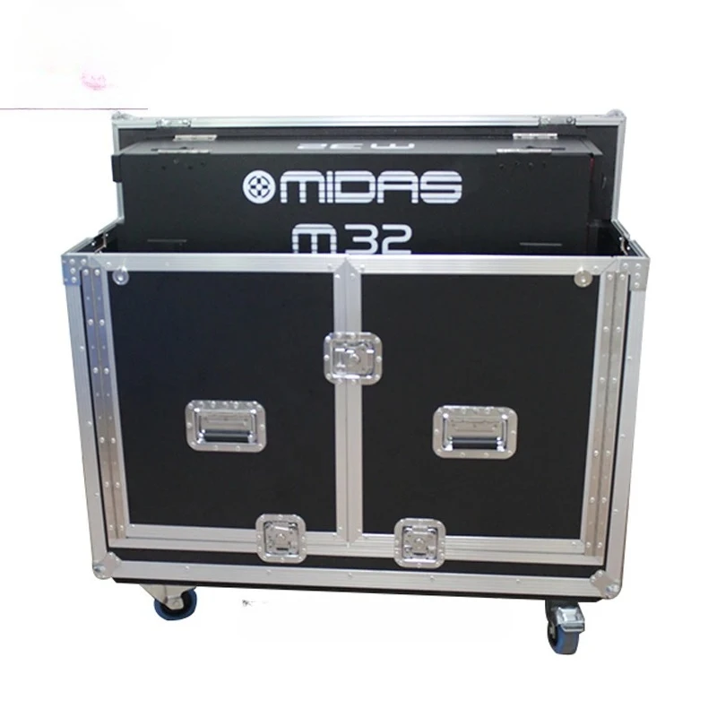 Flight Case Idraulico Ribaltabile Ignifugo per Mixer Midas M32