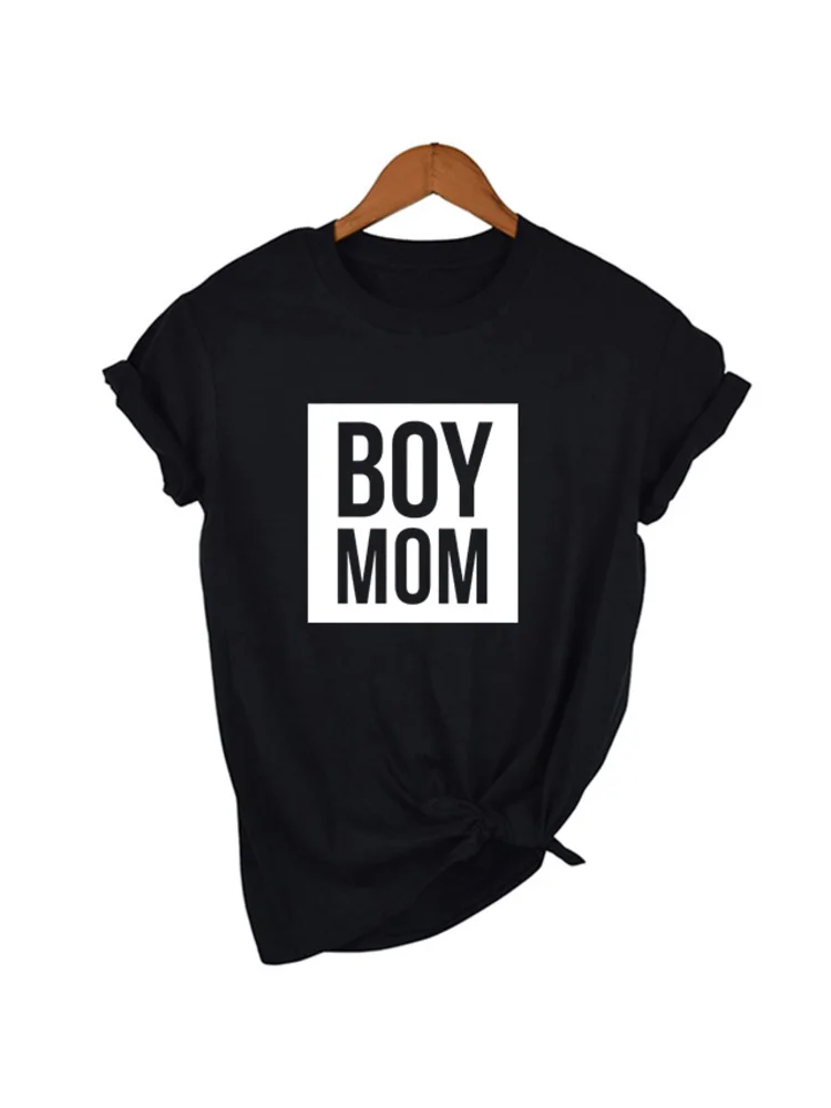 Jongen Mama T-shirts Grappige Moeder Leven Vrouwen Tops Tee Moederdag Vrouwelijke T-shirt Brief Print T-shirt Zomer Korte Mouw Casual Shirt