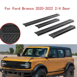 1Set Scuff Plate Car Door Sill Guard Protector Moulding Kit For Ford Bronco 2020-2022 2/4 Door Car Styling Accessories