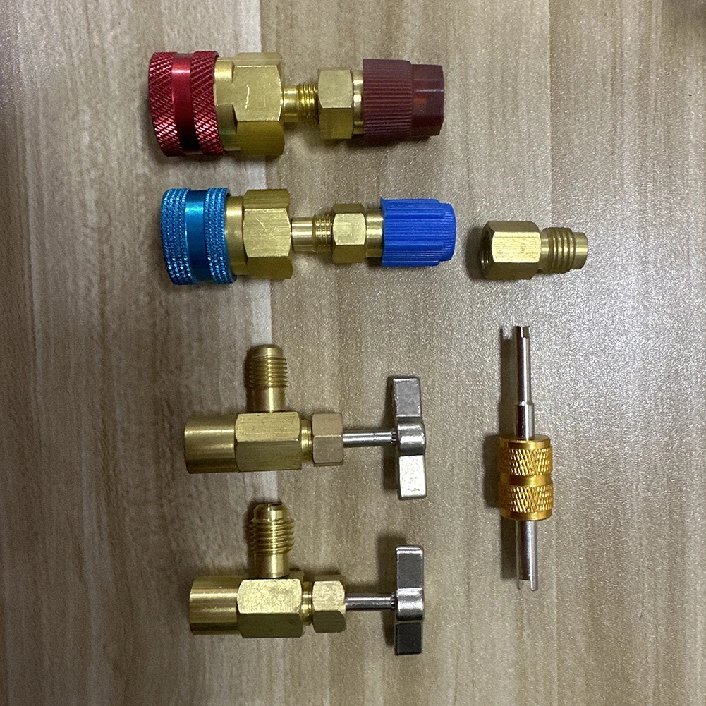 For R1234YF Quick Connect Adapter Kit Supporting AC Diagnostics Charging and System Recovery for Professional Use