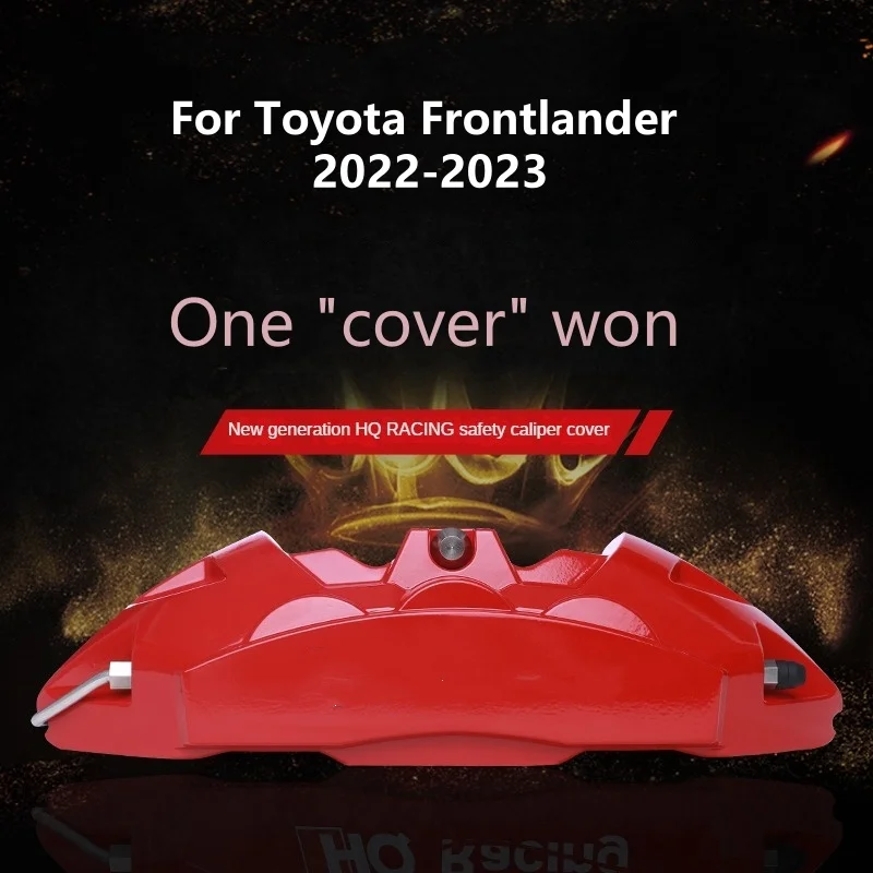 For Toyota Frontlander Car Brake Caliper Cover Aluminum Kit Front Rear Wheel Modification Decoration 2022 2023