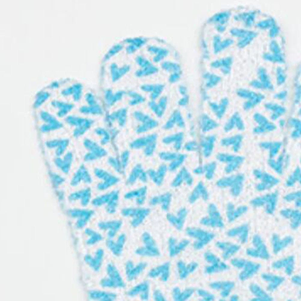 

Парные нейлоновые перчатки для душа с пятью пальцами, отшелушивающие, для глубокого очищения кожи, удаления пыли и жира, для гладкой кожи