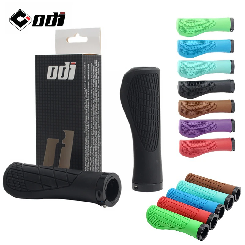 ODI Bicycle Grips Soft Silica Gel Mountain Bike Grips Ergonomics Mtb Cuffs Waterproof Mtb Bike Handle Lock on Bicycle Handles