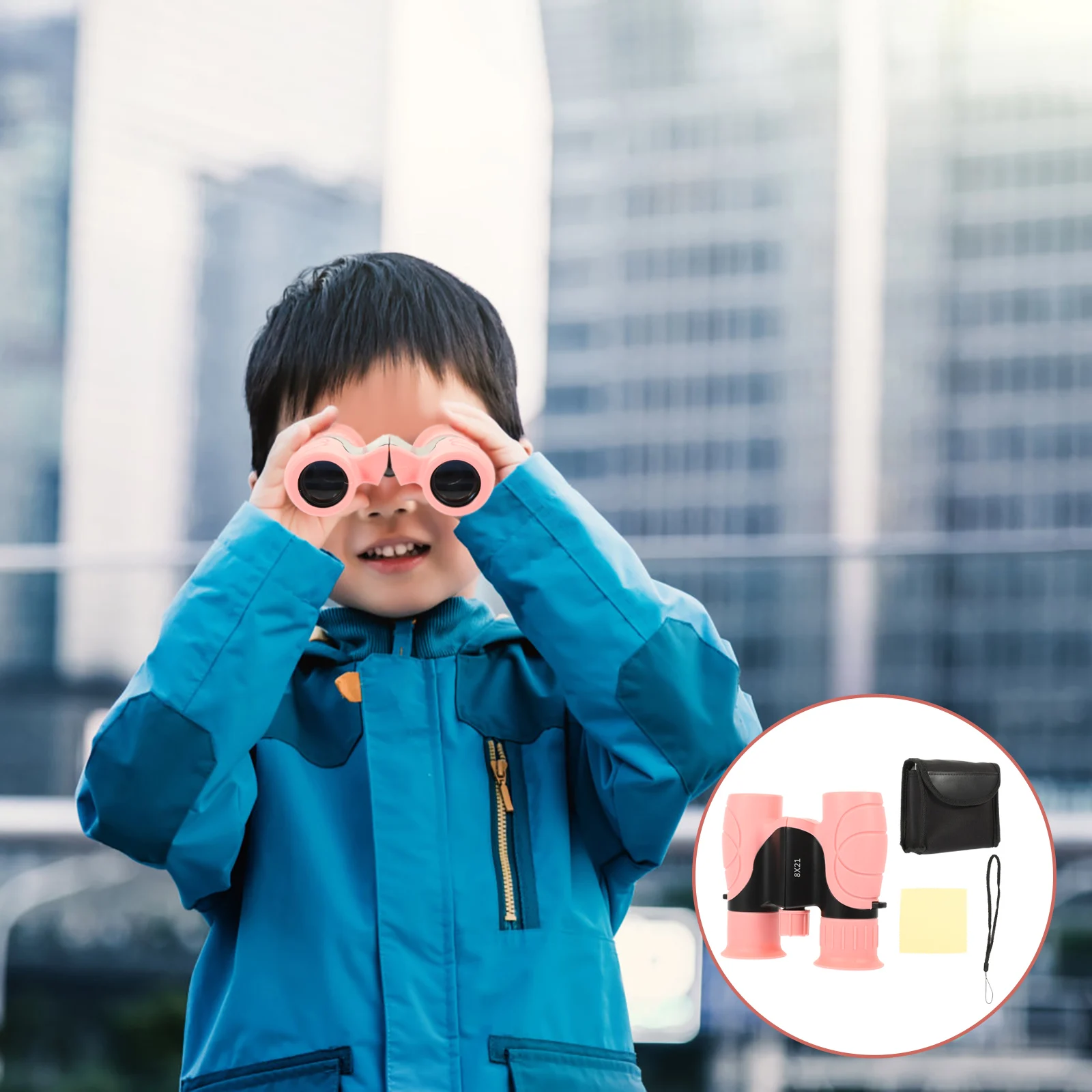 

Mini Telescope High Definition Binocular Hand Held for Small Childrens Miniscope Abs Bird Watching
