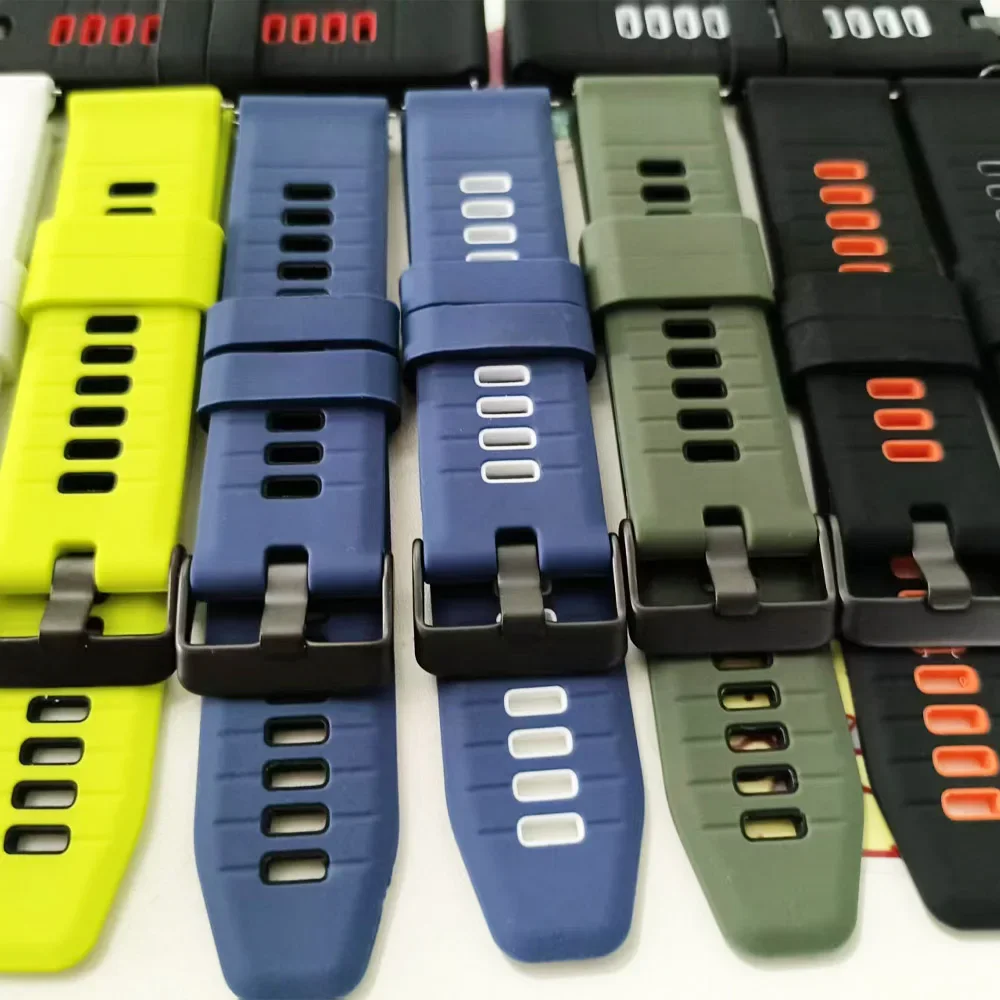 حزام ساعة سيليكون لـ Garmin Venu 4 3 2 SQ Sport Band Forerunner 570 265 165 245 255 Music/Vivoactive 6 5 سوار Correa