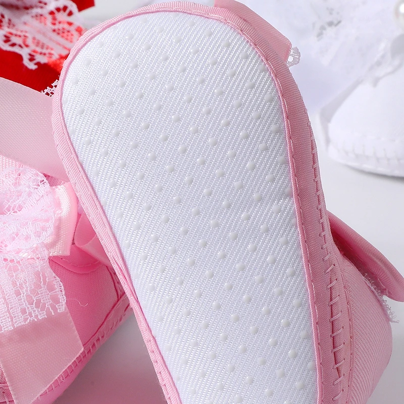Baby Mädchen Schuhe Anti-slip Weiche Sohle Neugeborene Erste Wanderer Süße Bowk Prinzessin Hochzeit Geburtstag Schuhe Infant Casual Flache