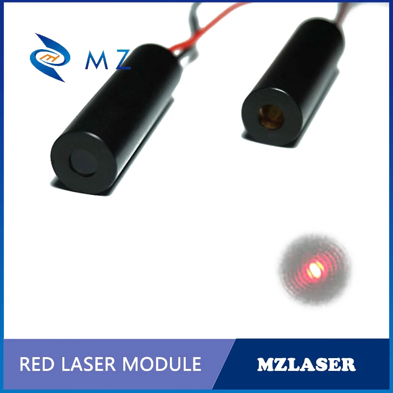 Láser Industrial de alta gama Clase II, módulo láser de seguridad de 650nm 1mw, láser de alta temperatura y baja temperatura