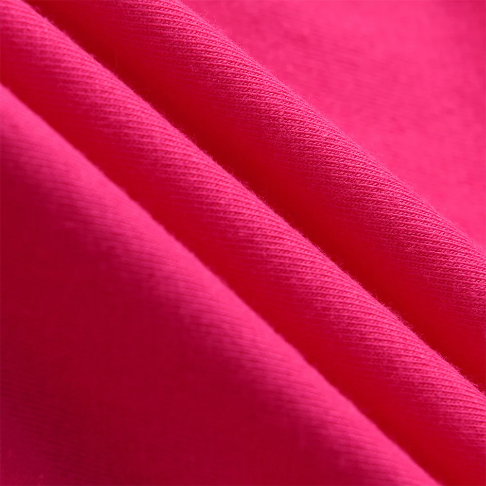 VIKITA Mädchen-Kleid mit Einhorn-Print, Regenbogen-Streifen und Rüschenärmeln, gerades Kleid für Kinder, Baumwolle, lässig, täglich, weich, gemütlich, rosa Outfit-Kleider – Detail 7