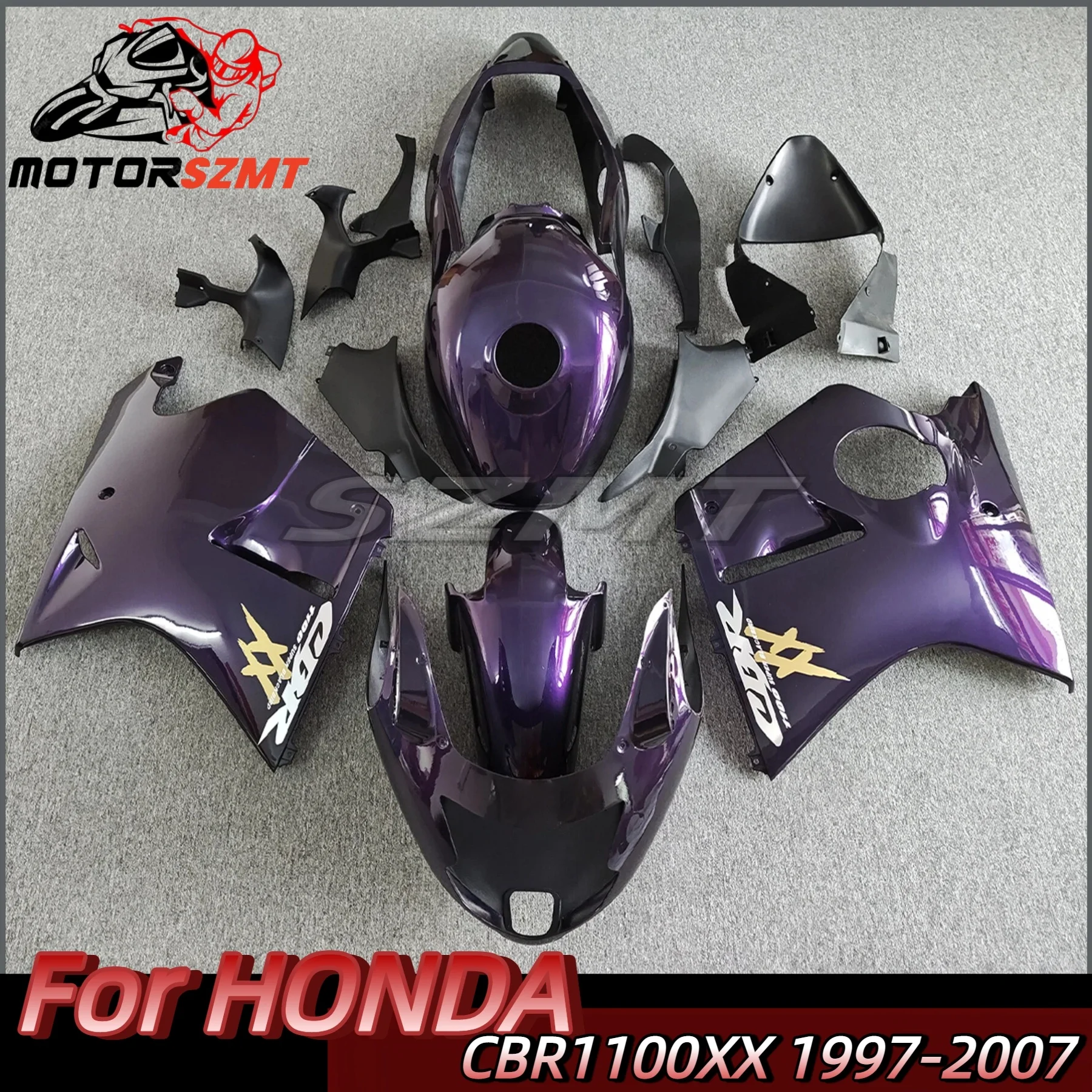 Frame Kit For HONDA Blackbird silvery all CBR 1100XX 1100 96 97 98 99 00 01 CBR1100XX 02 03 04 05 06 07 Fairing