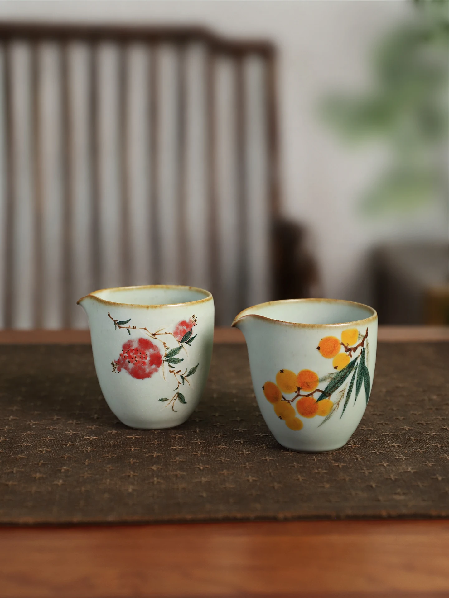 

Jingdezhen Cerc Hand-Painted Public Cup Gongfu Tea Ceremony Accories Single Tea Sea Pouring Device Home Use Level Cup