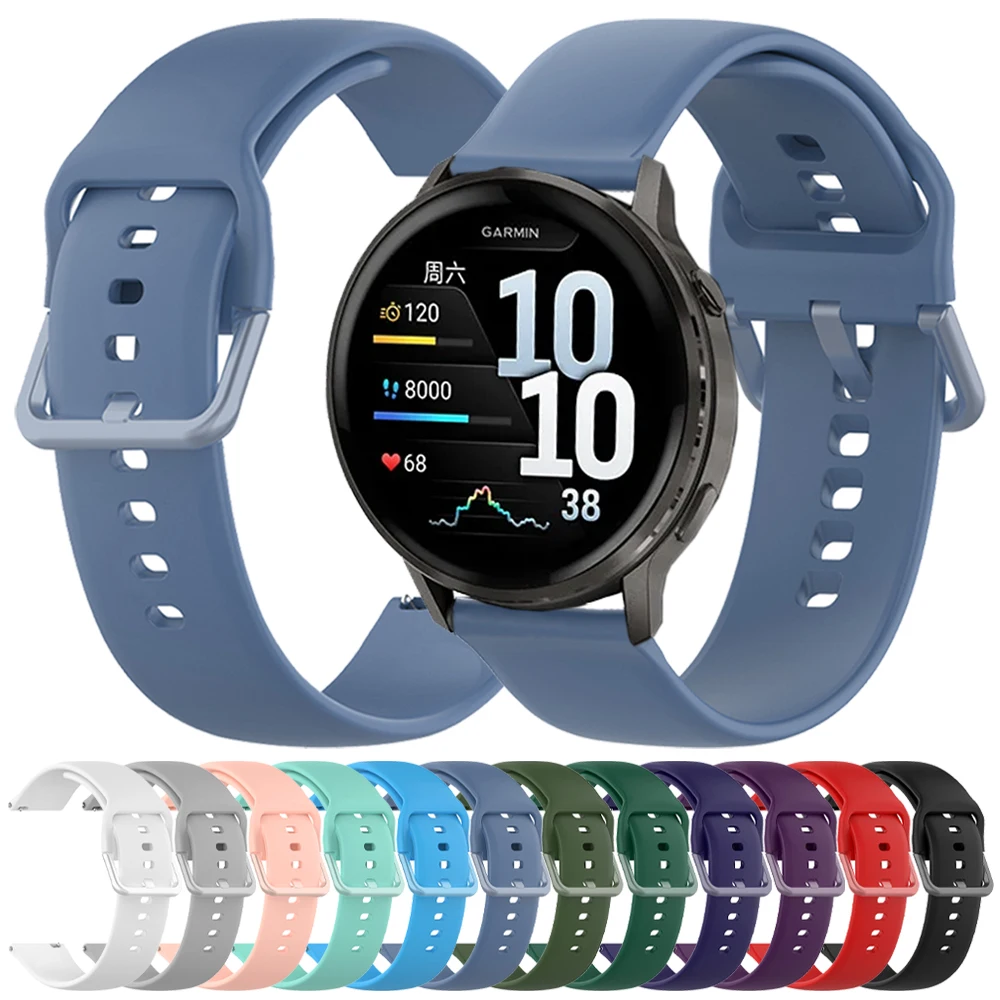 Силиконовый-ремешок-для-garmin-venu-4-3-2-sq-vivoactive-4-6-браслет-для-garmin-forerunner-645-165-265-570-s42-20-мм-22-мм-Сменный-ремешок