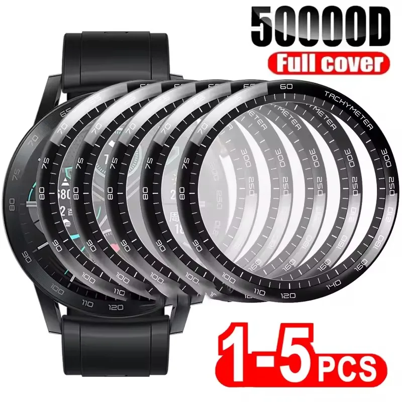 20D Curved Edge Tempered Glass For Huawei Watch GT2 Pro GT3 GT 2 3 46MM Screen Protector Protective film Smart Watch Accessories