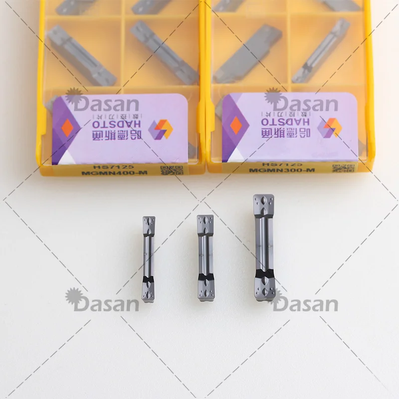 10個のmgmn300 mgmn400 mgmn500 m hs7125超硬インサート元の溝入れおよび部品加工機部品