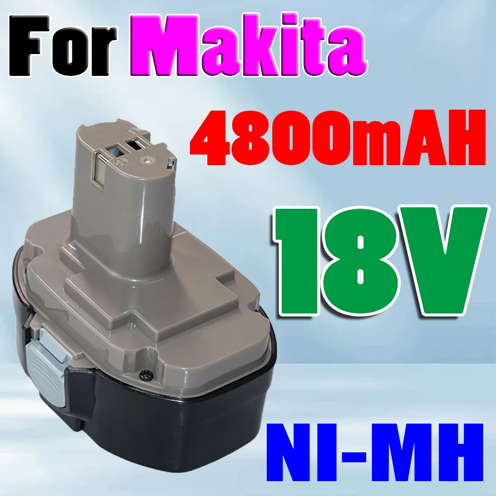 

For Makita PA18 Rechargeable Ni-MH battery 18V 4800mAh With PA18 1822 1823 1834 1835 192827-3 192829-9 193159-1 193140-2 Tools