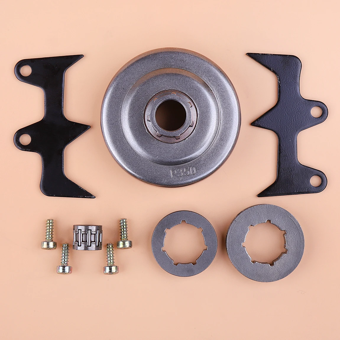 . 325 "roda dentada kit de aro do cilindro da embreagem para husqvarna 235 235e 240 240e 130 136 137 141 142 motosserra felling cão amortecedor pico rolamento