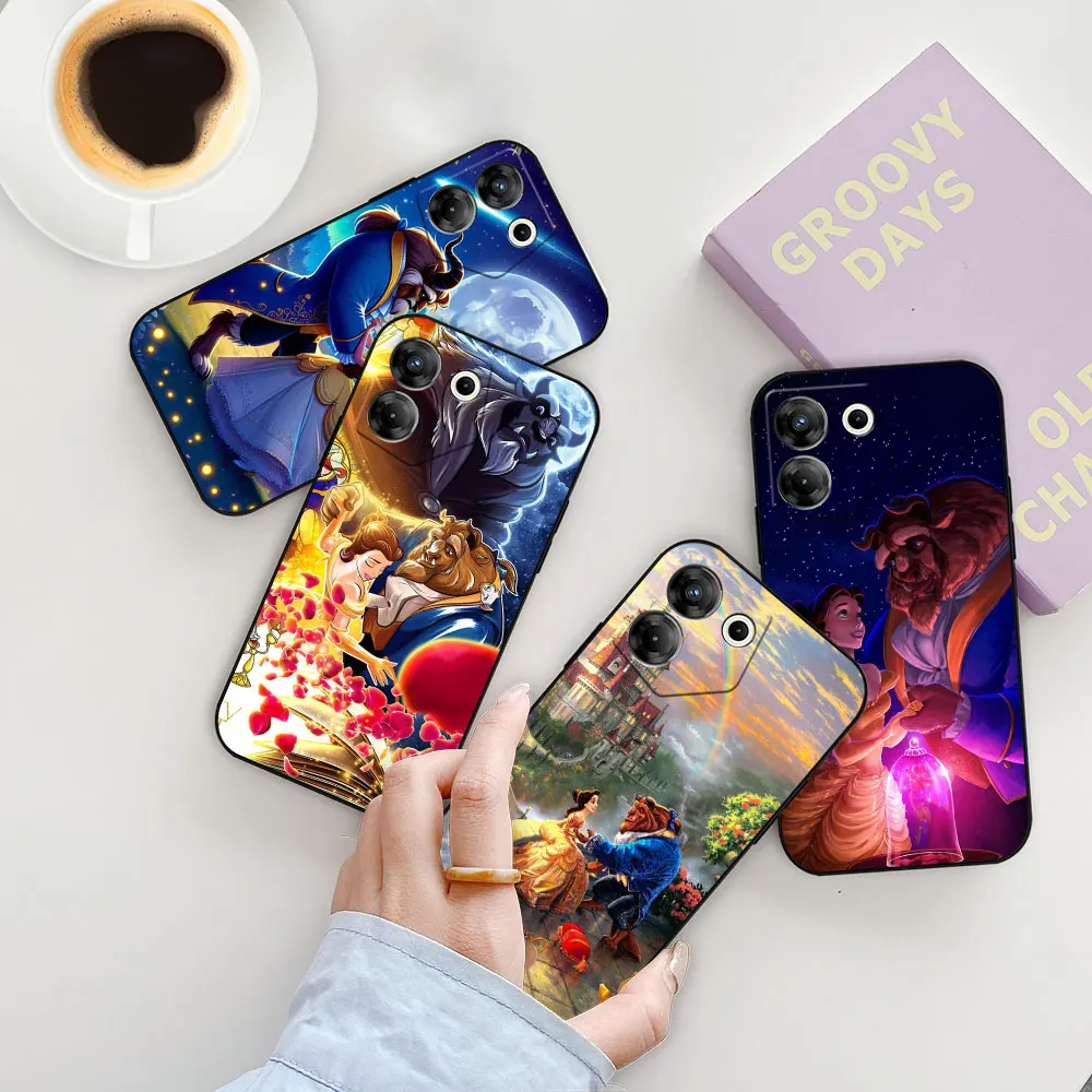 Disney Beauty And The Beast Phone Case For Infinix TECNO POP SPARK SMART 5 6 7 8 CAMON 15 16 17 20 20C Pro 5G ITELS23 Case Funda