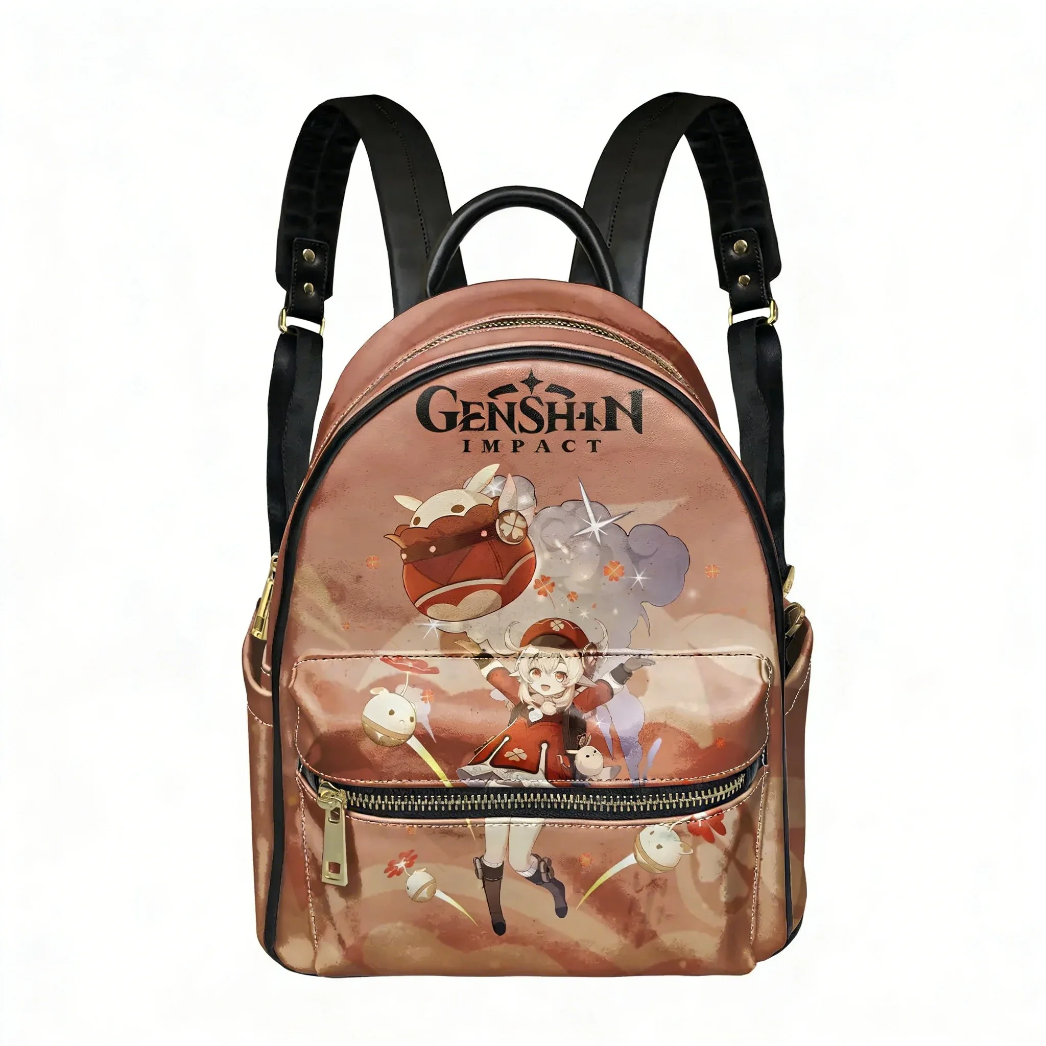 

Genshin Klee Backpack Womens Mens Knapsack Custom Text Image Double Shoulder Bag Business Travel Bookbag Rucksack Gift Daypack