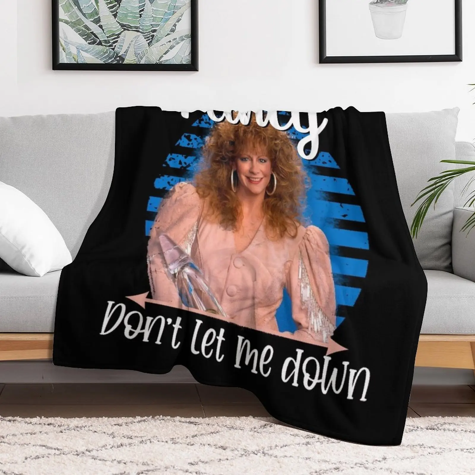 fancy funny Reba cute country music Hair Reba mcentire Throw Blanket Weighted Sofa Throw Blankets