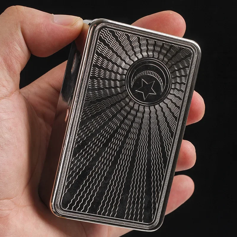 Tobacco Box Mini Portable Moisture Proof Cigarette Case Old-fashioned Dry Cigarette Box Metal Storage Smoking Accessories