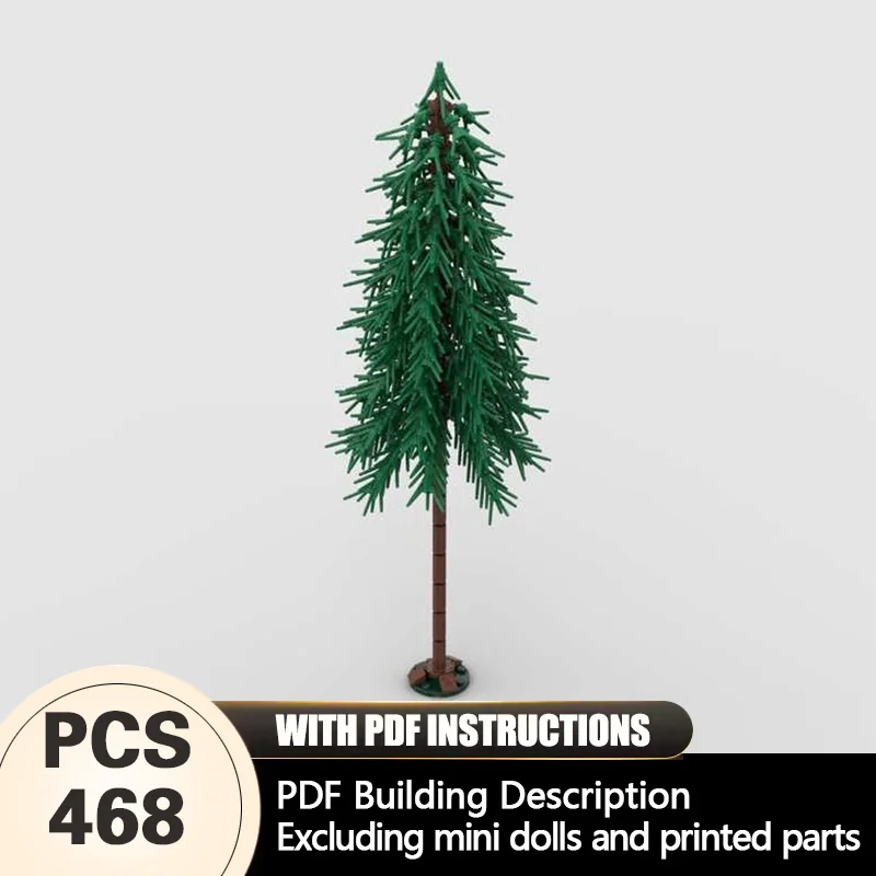 

Creators Animal Series Model MOC Building Bricks Large Fir Tree Modular Technology Gifts Holiday Assemble Children Toys Suit