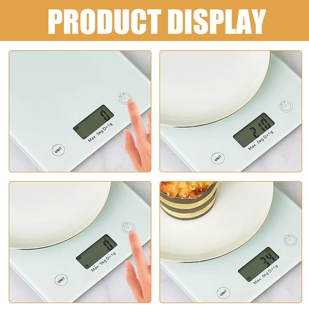 

1Pcs Digital Kitchen Food Scale High Precision Multipurpose Electronic Food Scale Accurate Fast Weight Measuring Tool