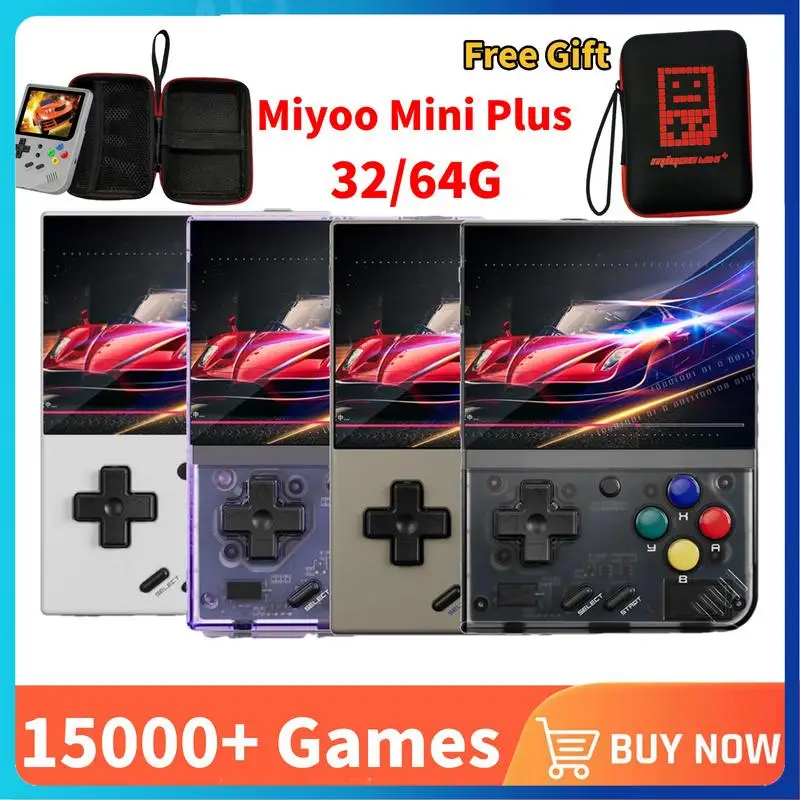 

for Miyoo Mini Plus Handheld Game Console Mini+ V3 Retro Game Video Console 32/64G Linux System 3.5inch IPS Screen Game Player