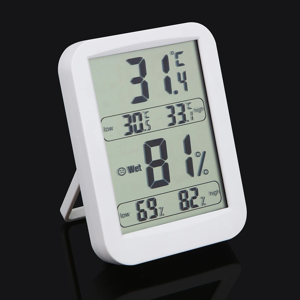 

Electronic Hygrometer Indoor Thermometer Home Baby Room Wireless Temperature Humidity Meter High Accuracy Low Power Stable