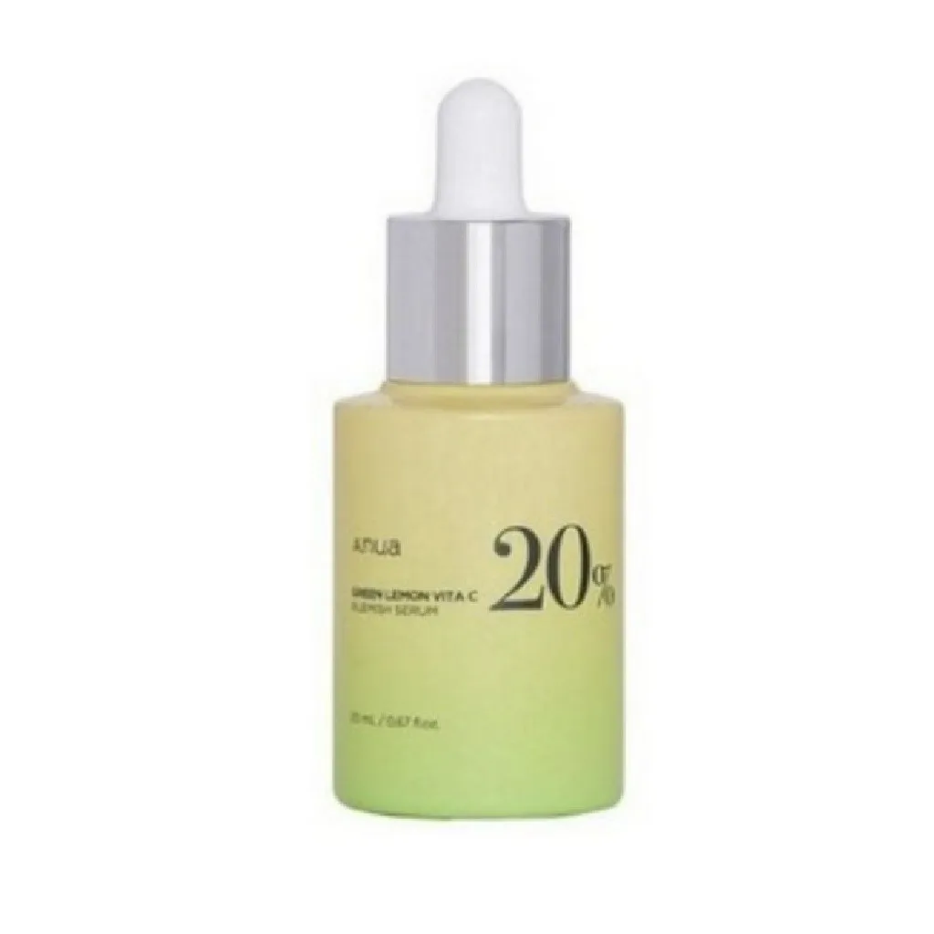 ANUA Green Lemon Vita C Blemish Serum, Vitamin C 20% Brightning, Anti-Aging, Anti-Wrinkle 20ML