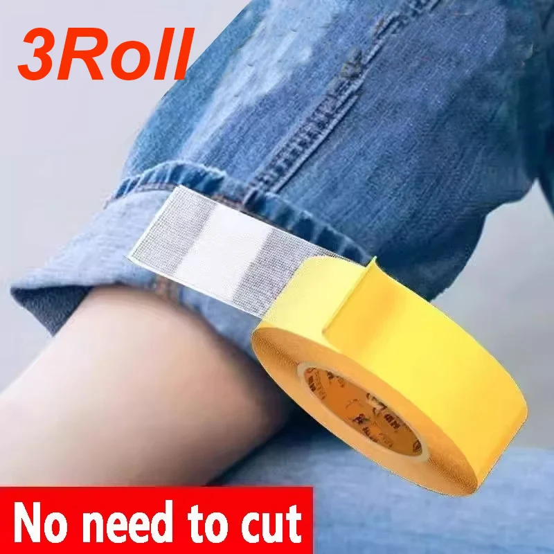 1 Rolle stark haftendes Stoffband zur Modifikation von Hosenbeinen, kein Schneiden, keine Markierung, nahtfreier Kleber für Kleidung