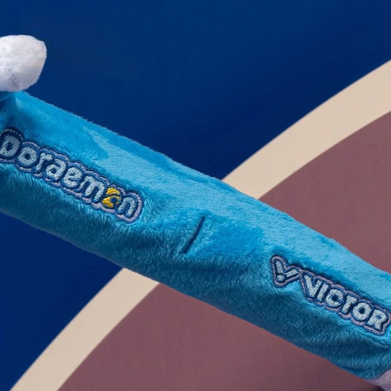 Cartoon Creative Doraemon Racket Handle Protective Cover Badminton Racket Decoration Doll Protective Cover Friends Holiday Gift