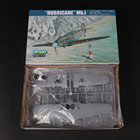 HobbyBoss 1/48 HURRICANE Mk.I Warcraft Plastic Static Toy Plane Helicopter Display Model Unassembled Kit TH23366