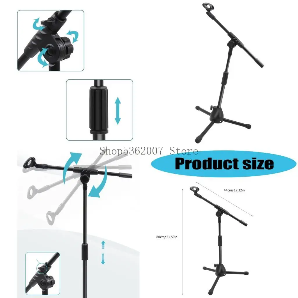 

360 градусов вращающихся микрофона с съемным бум -рычагом для инструментов и вокальных выступлений 40JB