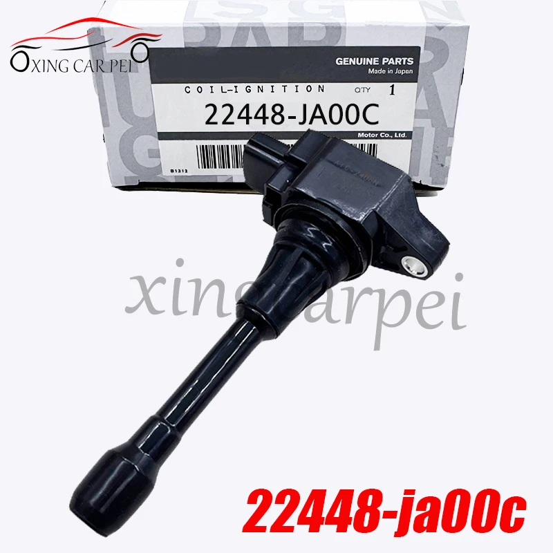 

New 1pc Genuine Ignition Coil 22448JA00C 22448-JA00C For Nissan Altima Rogue Sentra Versa Infiniti Auto Part