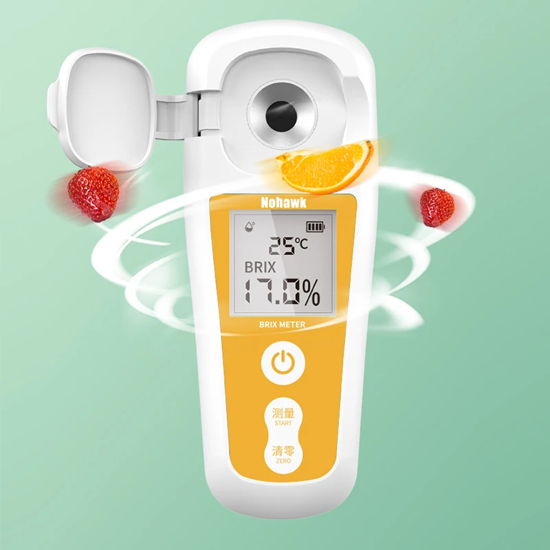 High-precision Handheld Refractometer For Measuring Sugar Content Refractometer Honey Brix Meter Honey Baume Meter