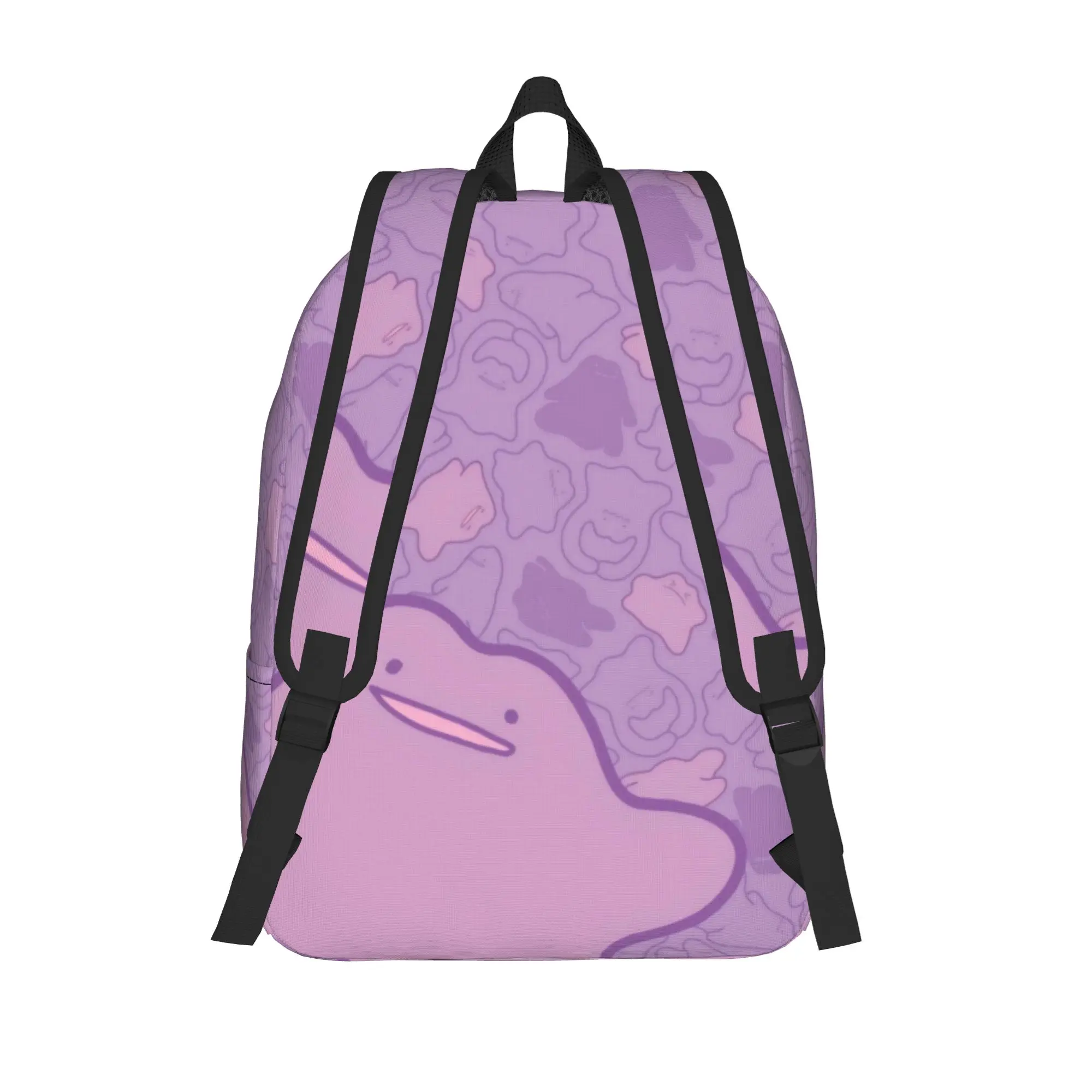 Dittoes Transform Purple blob Cool Backpack Outdoor School Hiking Travel Imposter Cartoon Daypack Men Women Laptop Shoulder Bag