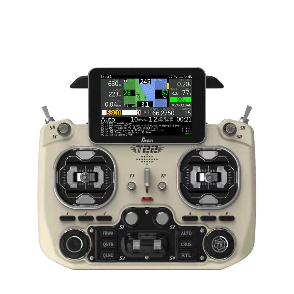 Jumper T22 PRO EdgeTX 2.4G ELRS H7 IPS Color Touch CNC Hall Gimbal  For FPV Racing Drone Fixed Wing Aircraft，No Battery
