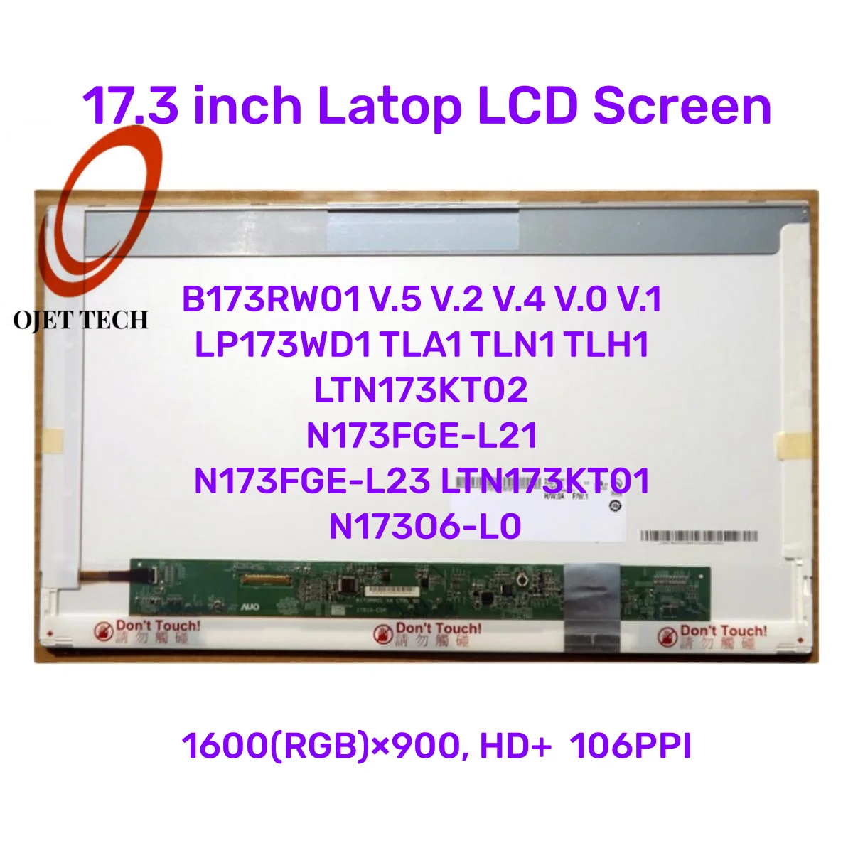 

17.3" B173RW01 V.5 V.2 V.4 V.0 V.1 LP173WD1 TLA1 TLN1 TLH1 LTN173KT02 N173FGE-L21 N173FGE-L23 LTN173KT01 N173O6-L02