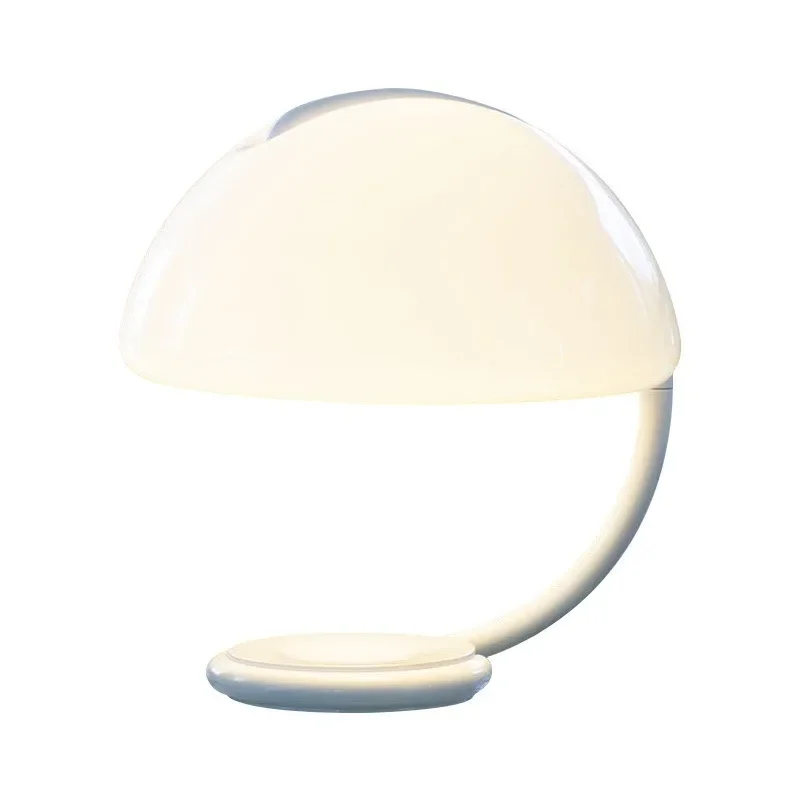 Table lamp minimalist French living room sofa mushroom adjustable decorative cream lamp