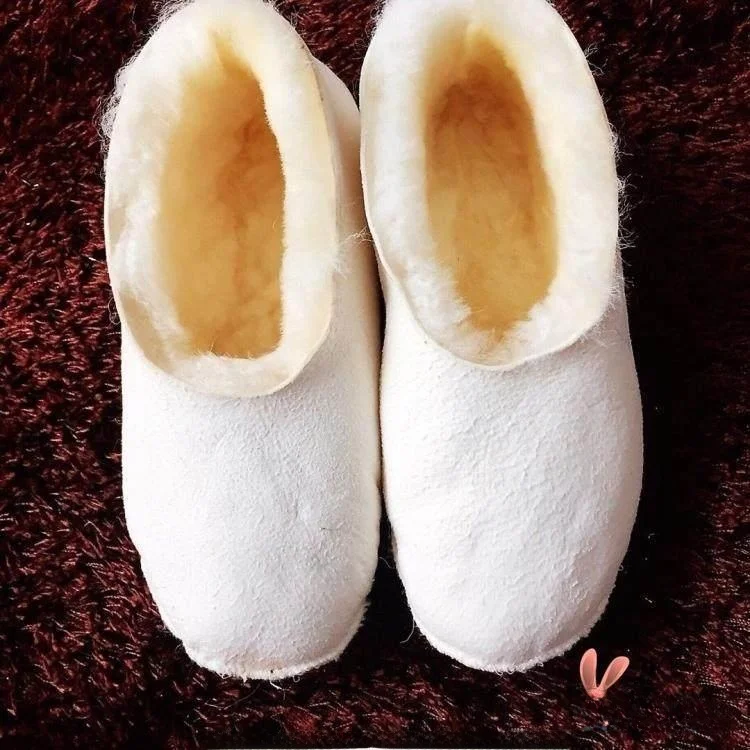 

Thickened Sheepskin Woolen Floor Socks Integrated Leather Fur Anti-Cold And Moisture Proof Snowfield Socks for Men And Women