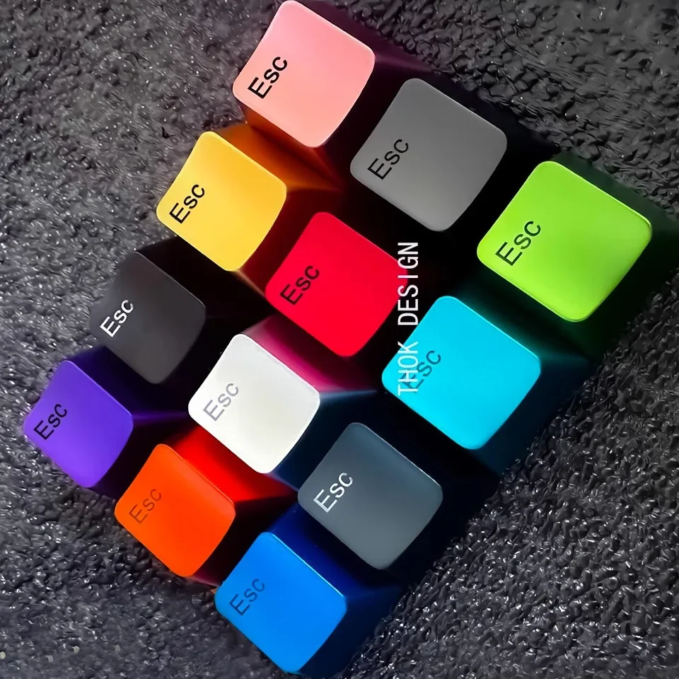

Sky Blue Metal Keycaps - Esc Aluminum Keycaps Color 12 Colors