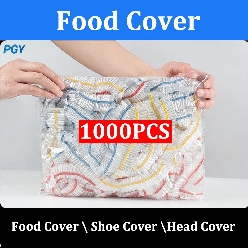 

100-1000PCS Disposable Food Cover Wrap Food-Grade Color Fresh-keeping Film Bag Storage Kitchen Wholesale Disposable Bowl Cover