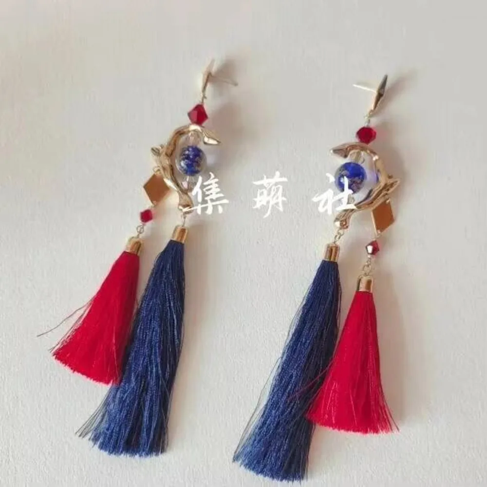 

Final Fantasy XIV FF14 Cos Earrings Cosplay Clip Ear Pin Anime Prop Jewelry Accessories