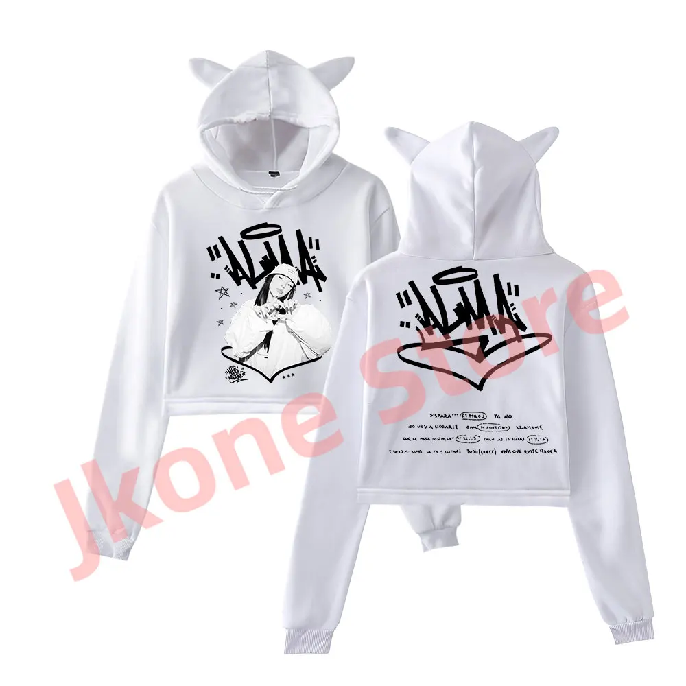 Nicki Nicole Pullover Hoodies Abre Su Alma Tour Merch Women Fashion Casual Long Sleeve T-shirts