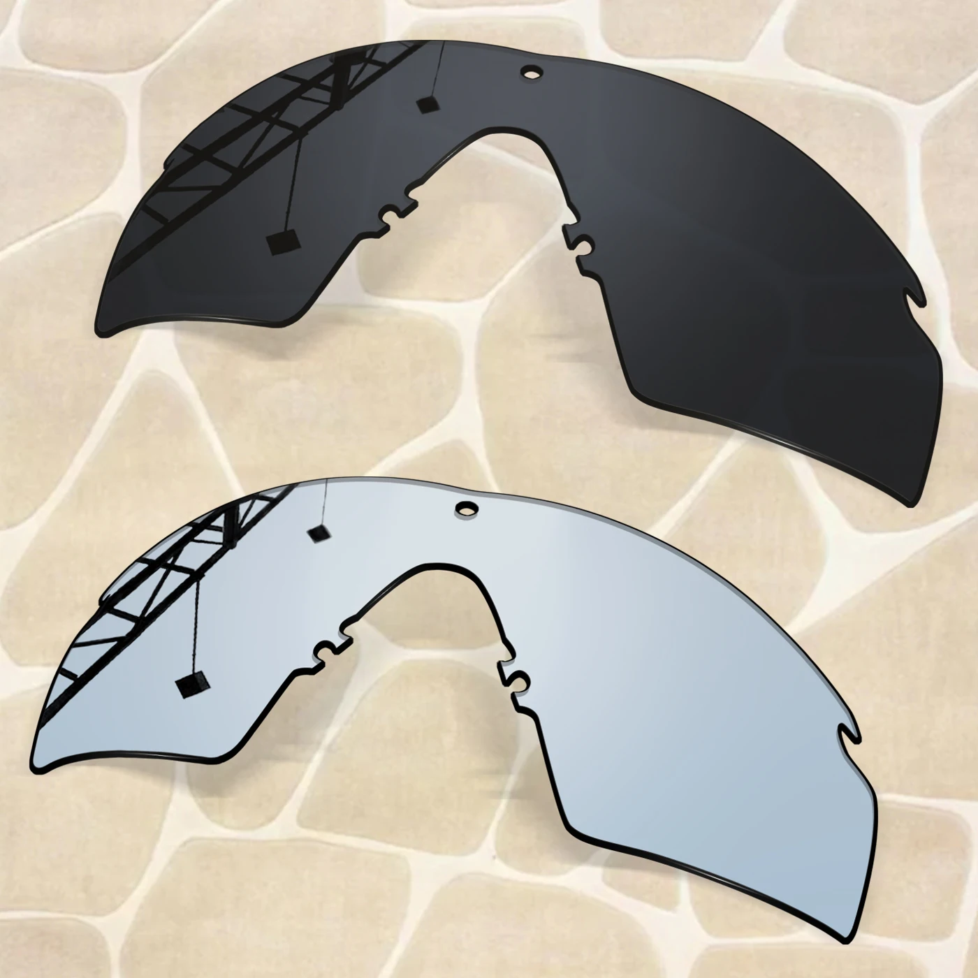 

Wholesale Replacement Lenses for Oakley SI Ballistic M Frame 2.0 Sunglasses Frame Anti-Scratch