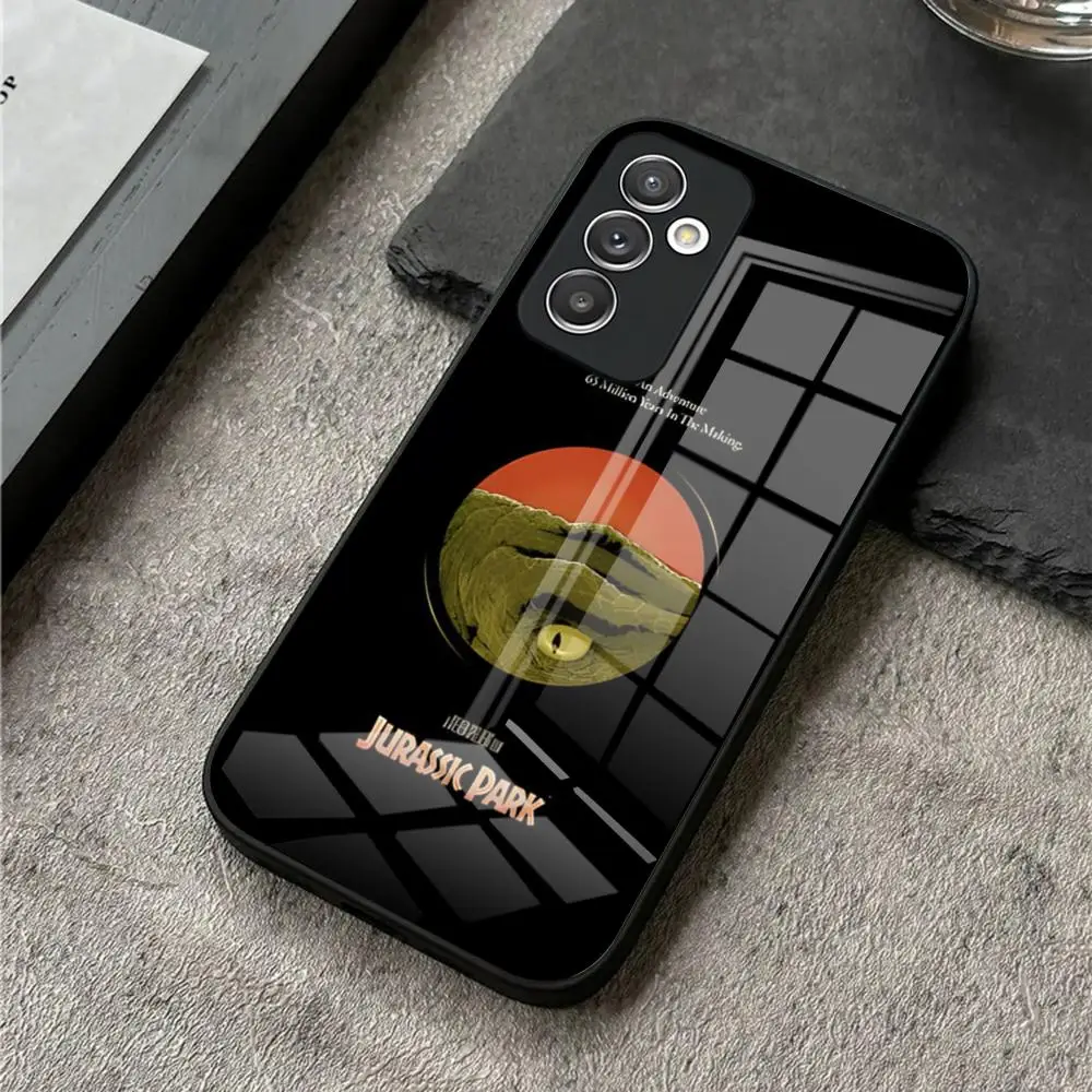 World Jurassic Park Phone Case for S24 Ultra Samsung S23 Fe S22 S20 S21 Plus Galaxy A54 A34 A24 A53 Note 20 Glass Cover