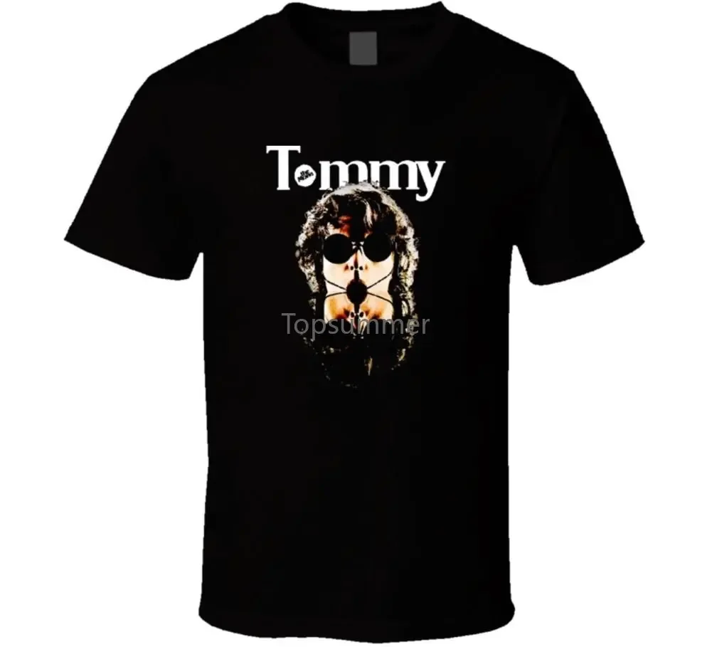Хипстерские мужские летние топы, повседневные рубашки Tommy The Who, рок-музыка, классическая культовая футболка для фанатов группы фильмов