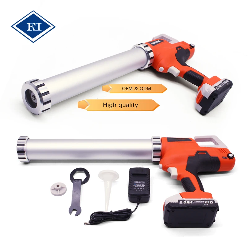 Portable Electric Rubber Sealan Silicone Gun Cordless Caulking Gun Lithium Battery For Door And Window