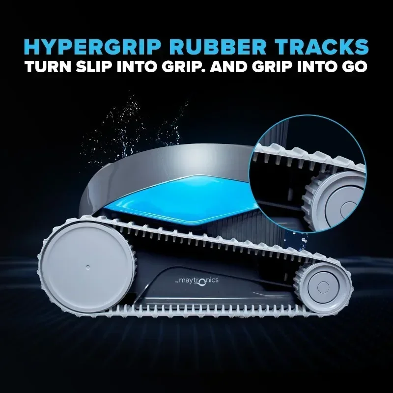 Dolphin Automatic robot Pool Cleaner-Timer settimanale programmabile Wall Climbing grande scatola filtro a caricamento dall'alto